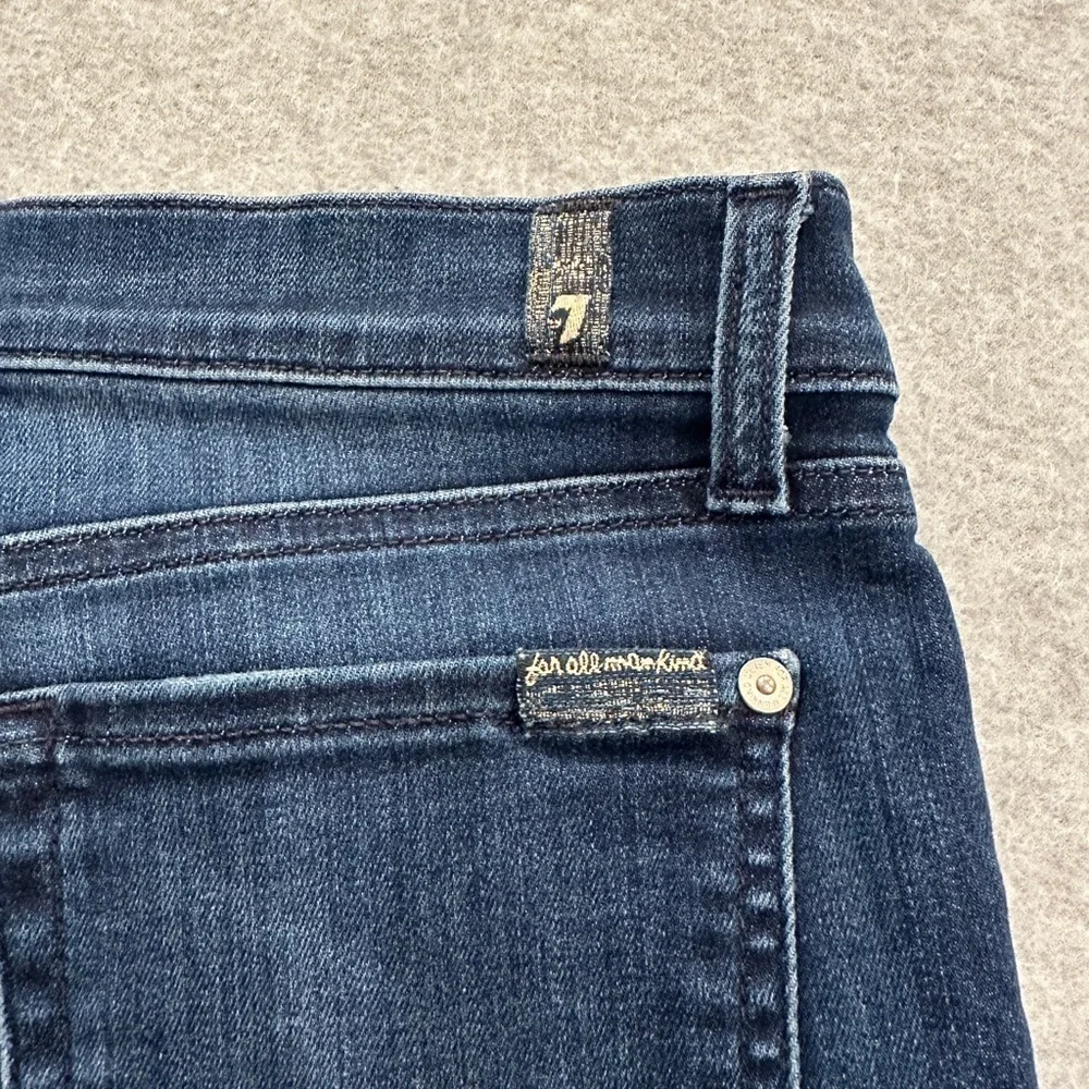 7 For All Mankind Dark Wash Ankle Jeans